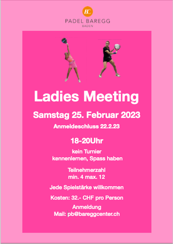 Ladies Meeting vom 25.02.23