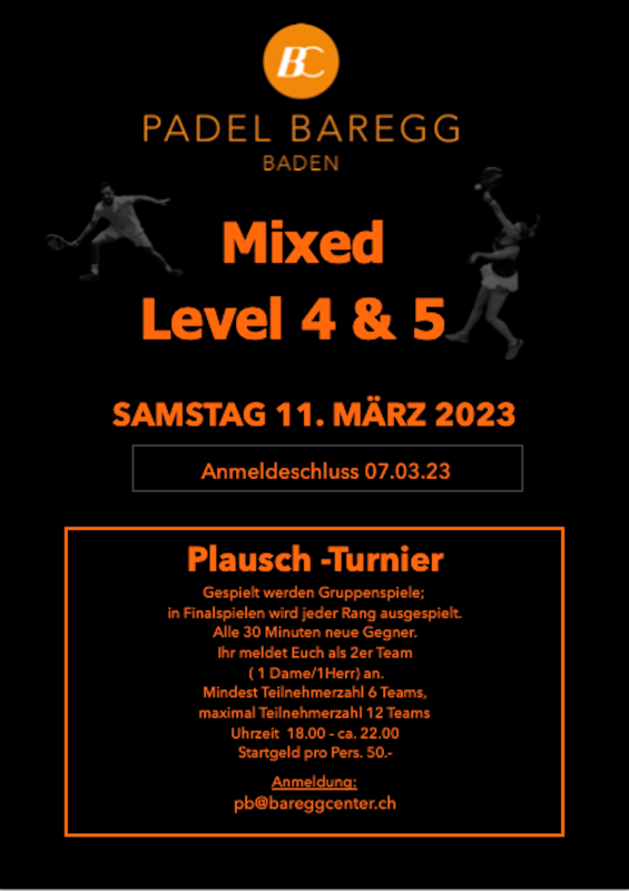 Mixed Level 4&5 vom 11.03.23